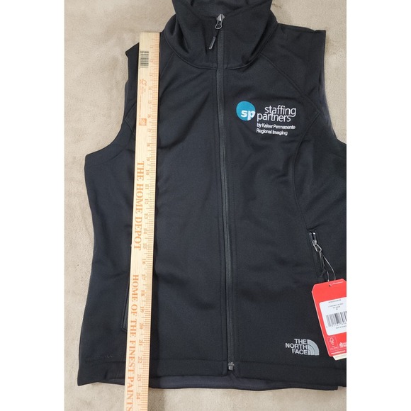 The North Face Ridgewall Vest Womens Medium Black Lined Full Zip TNF Logo New - Picture 12 of 12